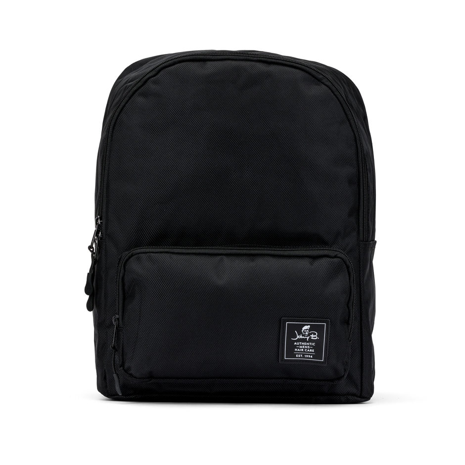 Johnny B. Backpack in black (front)