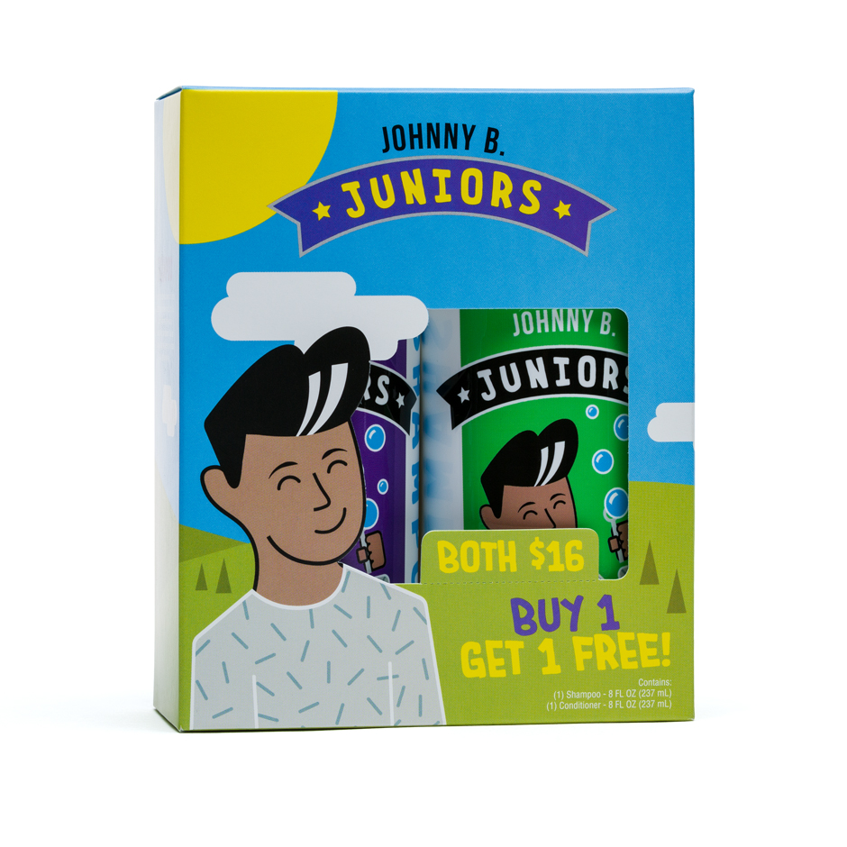 Johnny B. Juniors Shampoo and Conditioner 8oz bundle