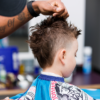 Child with Juniors Pomade in hair