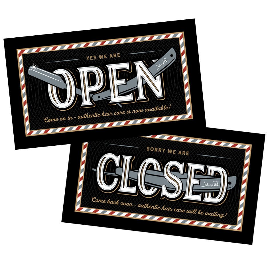 closed out of business sign