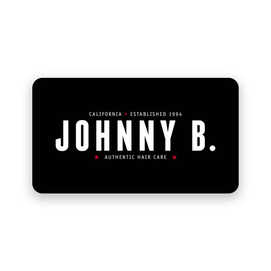 Johnny B Logo on an e-gift card