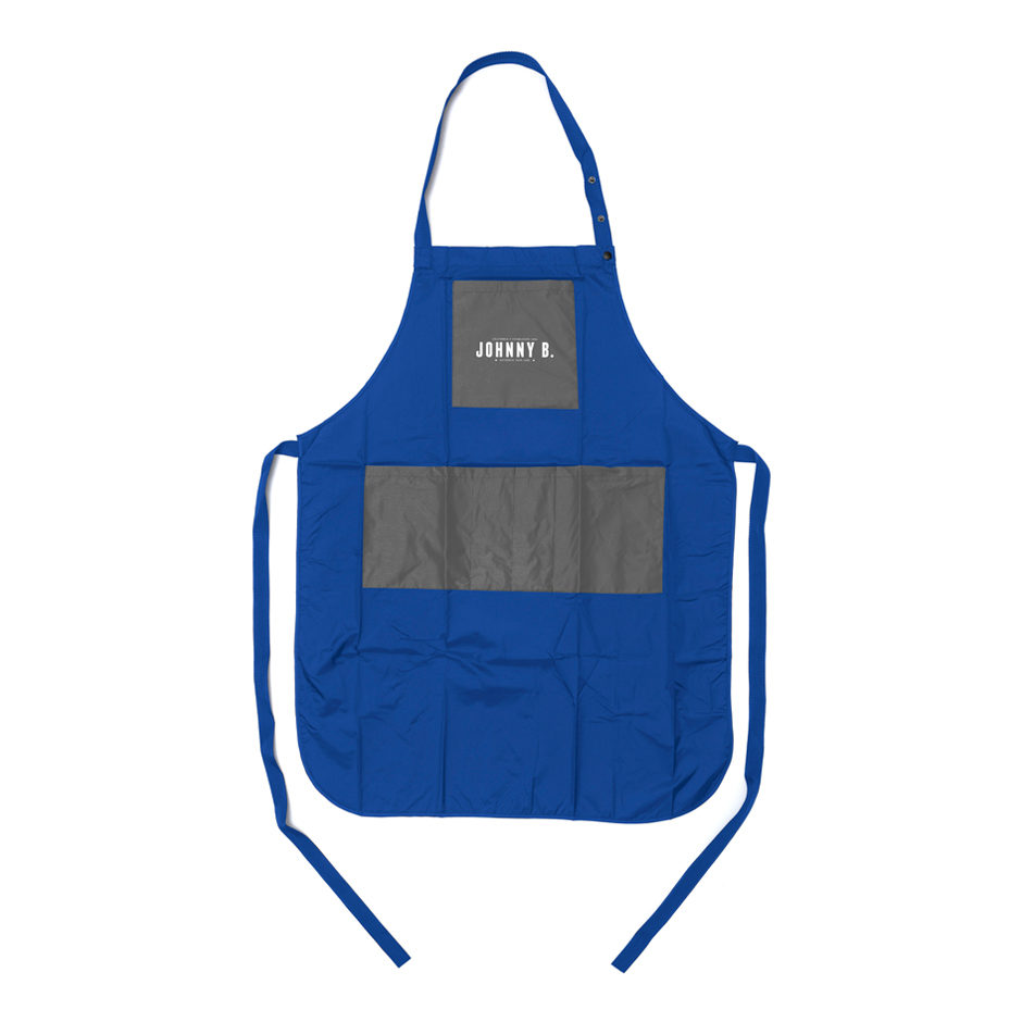 AOK Apron, Blue and Gray