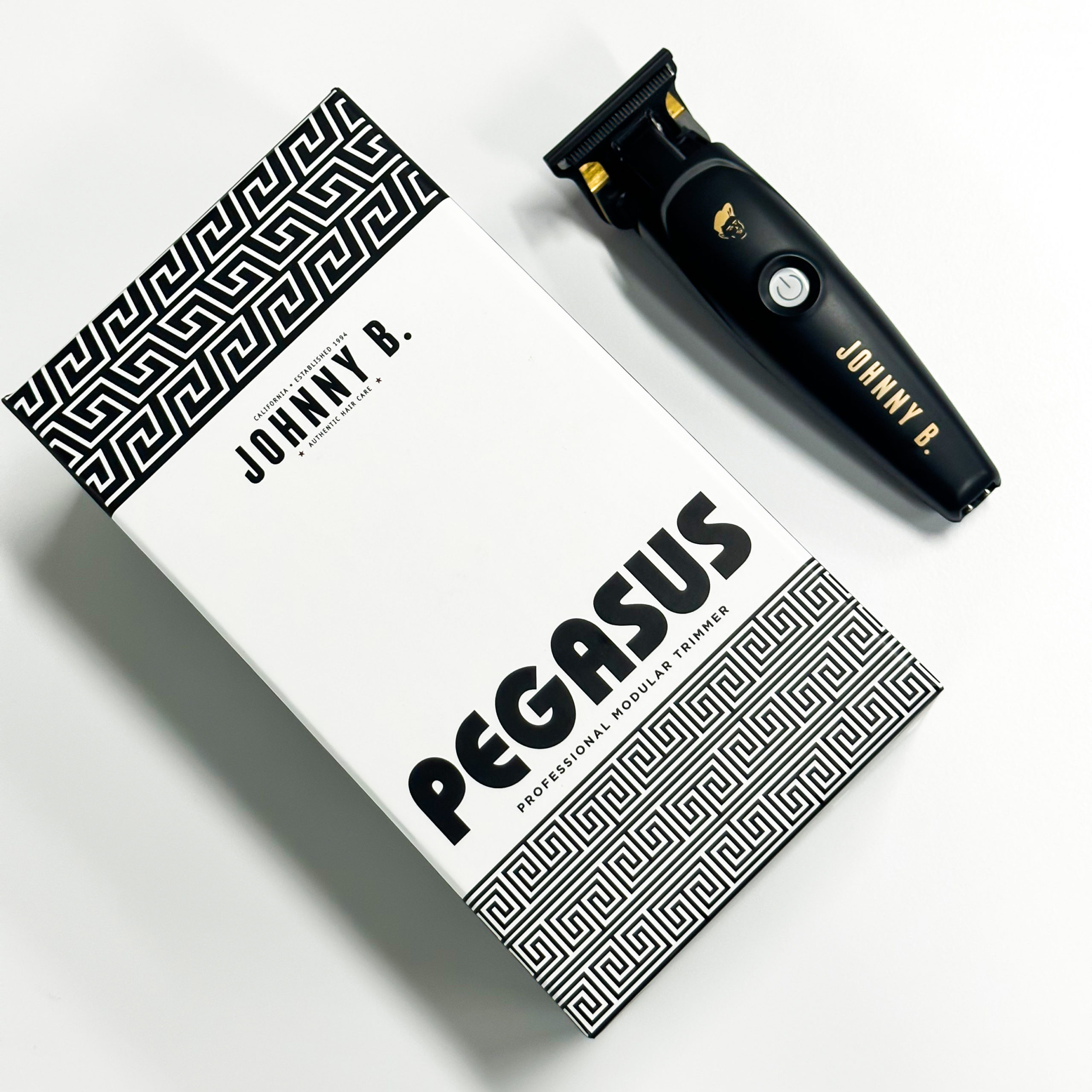 pegasus-trimmer Johnny B Logo on an e-gift card