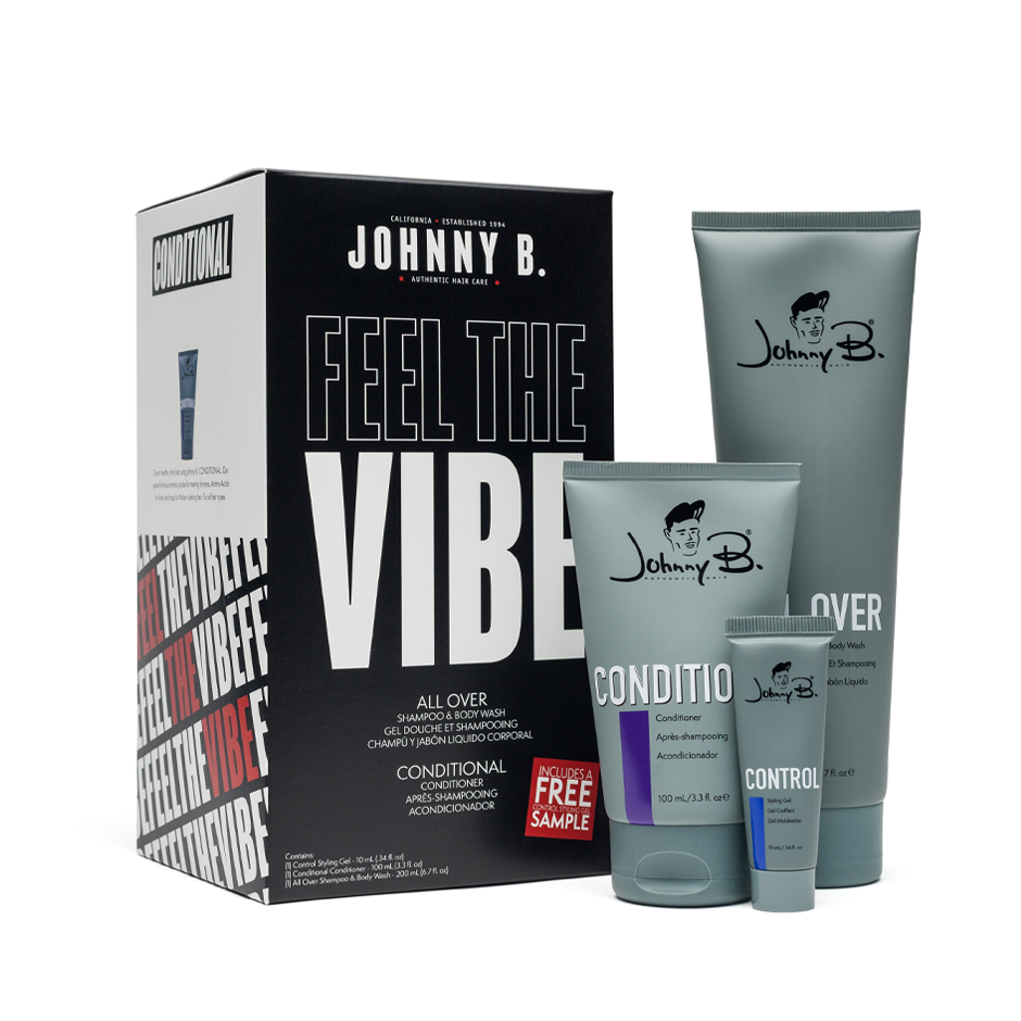 Feel the Vibe Bundle: includes All Over 200ml, Conditional 100ml, Control 10ml